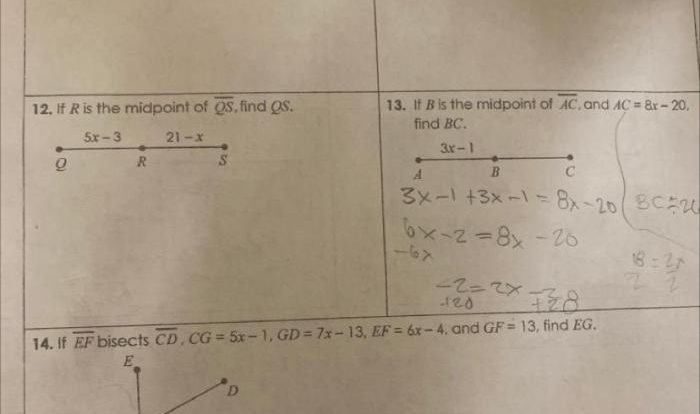 Unit 1 geometry basics quiz 1-1 answer key