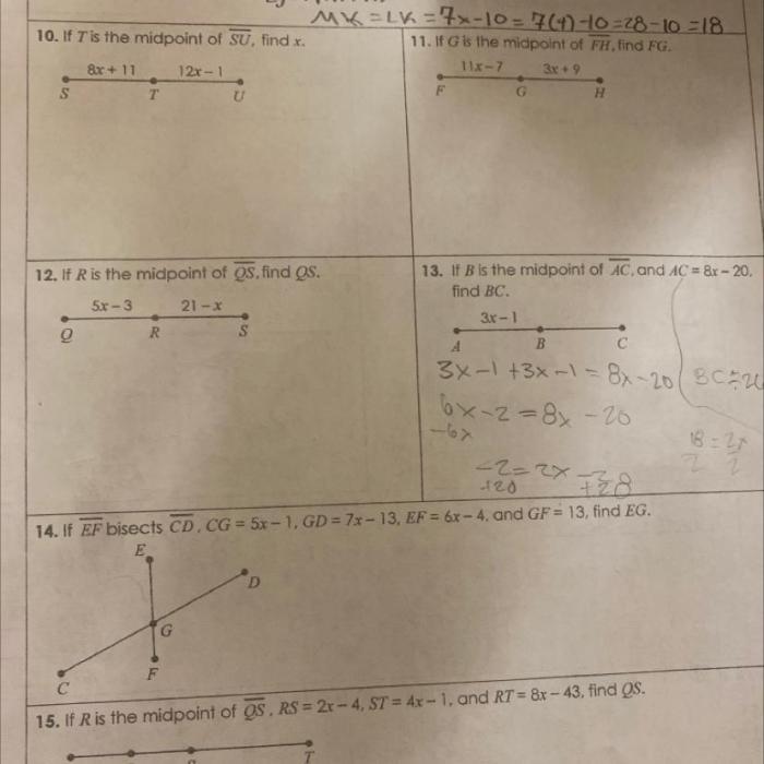 Unit 1 geometry basics quiz 1-1 answer key