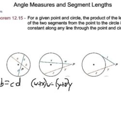 Practice 12-4 angle measures and segment lengths answer key